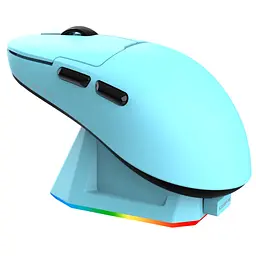 Мишка Ajazz AJ159P MC Wireless/Bluetooth/USB Charging Dock Blue (AJ159P-MC-Blue) - мініатюра 1