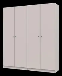 Комплект Doros Промо з полицями Кашемір 2+2 ДСП 180х48х204 (44900290) - мініатюра 4