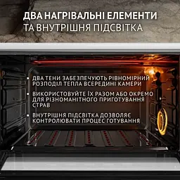 Електрична піч Perfelli Sierra 48 White - мініатюра 4