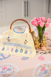 Рушник «Великодній кошик» жовтий 40х70 - мініатюра 10