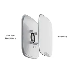 Бездротова вулична сирена Ajax StreetSiren DoubleDeck 20337.61.WH1 White - мініатюра 3