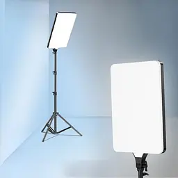 Прямокутна світлодіодна LED лампа 40х28cм з пультом та штативом 2м студійне світло для фото та відео зйомки набір для блогера UKC RL-24 - мініатюра 9