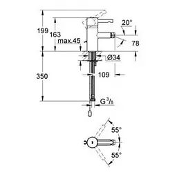 Змішувач для біде Grohe Essence 33623000 Хром - мініатюра 2