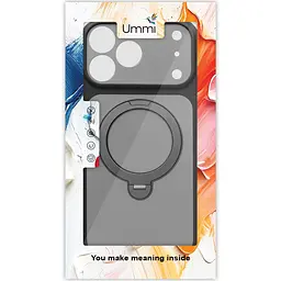 Чохол Ummi Full Camera with MagSafe HQ Ring для Apple iPhone 17 Pro Max (6.9") Black - мініатюра 2
