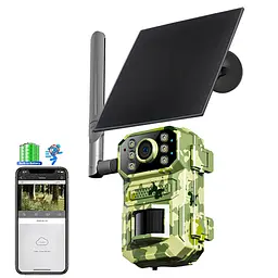 Мисливська камера нічного бачення на сонячній батареї / Фототоловушка 4G з датчиком руху AND A8-T31 - мініатюра 6