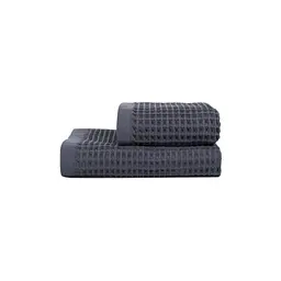 Рушник Lotus Home - Waffle antrasit антрацит 50x90 - мініатюра 7