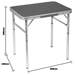 Складний стіл Bo-Camp 60x45 cm Grey (1404385) - мініатюра 6