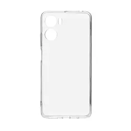 Прозрачный чехол для Motorola G05/E15 с защитой камеры, тонкий, силиконовый, бесцветный, ударопрочный, противоударный бампер с закрытой камерой, ArmorStandart (ARM82961)