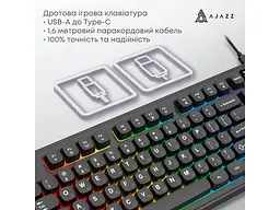 Клавіатура Ajazz AF98 Black USB-C Black (AF98-B) - мініатюра 6