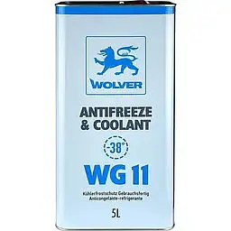 Антифриз Wolver Antifreeze & Coolant WG11 синій 5 л