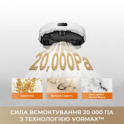 Робот-пилосос Dreame Bot F20 Plus White - мініатюра 2