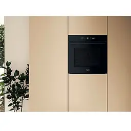 Whirlpool Духовий шафа електричний, 73л, A+, дисплей, конвекція, піроліз, телескопічні напрямні, чорний - мініатюра 3