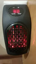 Портативний обігрівач теплик з пультом керамічний тепловентилятор Handy Heater 400 Вт чорний