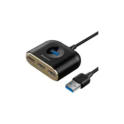 Концентратор Baseus USB 3.0 to 1xUSB 3.0 + 3xUSB 2.0 1.0m (CAHUB-AY01) - мініатюра 2