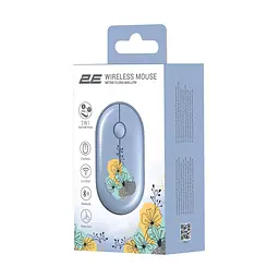 Миша комп'ютерна бездротова 2E MF300 FLORA MALLOW Silent WL BT з принтом - мініатюра 6