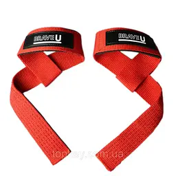 Спортивні Лямки для Тяги BraveU з неопреновою підкладкою та антиковзним шаром, спортивні ремені для штанги, залу, фітнесу - мініатюра 10