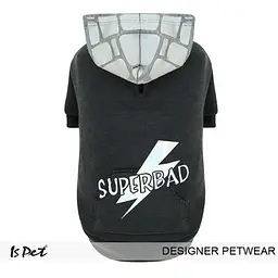 Толстовка для собак "Superbad" сірий M Is Pet zoo0005759