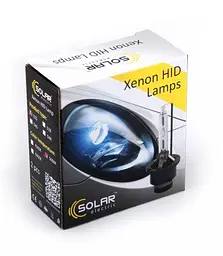 Лампа Ксенон D2S(заводський ксенон) 5000K 35W Solar (2шт)