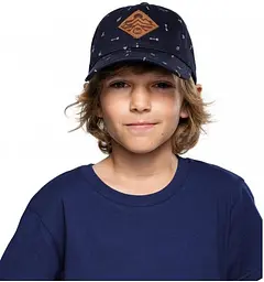 Бейсболка Buff Kids Baseball Cap arrows denim Синій-Білий - мініатюра 3