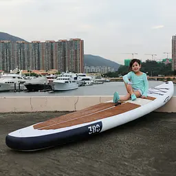 Надувна SUP дошка AERO 2.0 Luxury Yacht Board 12.6" (380x82x15см) Brown - мініатюра 3