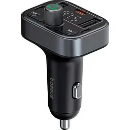 FM-трансмітер Baseus FM Launcher S-09 Pro Black (C10762200113-00) [102398]