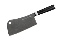 Сокирка кухонна для м'яса 180 мм MO-V Stonewash (B) Samura kuh0008443