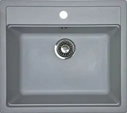 Кухонна мийка Adamant STEP сіра 565x500x190 мм, без крила 56,5 см