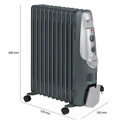 Олійний радіатор AEG RA 5522 11 секцій - мініатюра 4