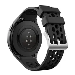 Силіконовий ремінець Primo Perfor Classiс для смарт годинника Huawei Watch GT 2e Black - мініатюра 3