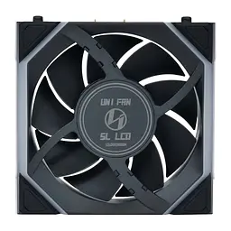 Кулер до корпусу Lian Li UNI Fan SL WIRELESS LCD 120-1, Black (G99.12SLLCD1W1B.00) - мініатюра 3