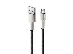 Кабель ColorWay USB - MicroUSB 1m Black (CW-CBUM046-BK)