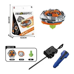 Гра запускалка "Beyblade/Бейблейд" UX-13B, металева накладка, в коробці (6990222245737) - мініатюра 2