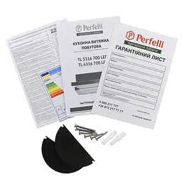 Витяжка телескопічна PERFELLI TL 6316 WH 700 LED - мініатюра 11