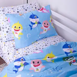 Комплект постільної білизни MirSon Kids Time 17-0522 Sharks are fun дитячий - мініатюра 6