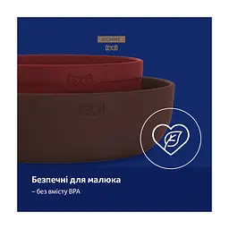 Тарілки дитячі LOVI Pistachio Tamarillo 2 шт. бордові (21/531_red) - мініатюра 4