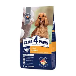 Сухий корм для собак Club 4 Paws Преміум. Контроль ваги з індичкою для середніх та великих порід 5 кг (4820215367868)