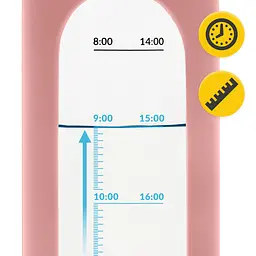Пляшка для води спортивна 4FIZJO 750 мл скляна Pink (P-5905973404204) - мініатюра 3
