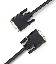 Кабель Prologix DVI - DVI (M/M), Single link,18+1, 3 м, Чорний (PR-DVI-DVI-P-05-28-3m)