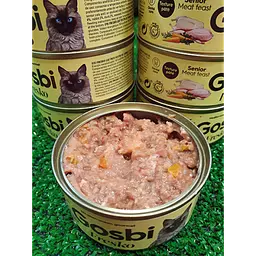Вологий корм Gosbi Senior Meat Feast 70г для стерилізованих кішок у віці - мініатюра 2