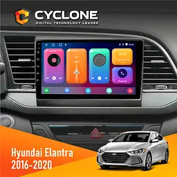 Штатна магнітола Hyundai Elantra 2016-2020 CAN Cyclone C9-001 2x32 CPL Cyclone (НФ-00002236)