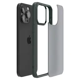 Прозорий чохол Spigen Ultra Hybrid Frost Green для iPhone 15 Pro Max (ACS06569) - мініатюра 4