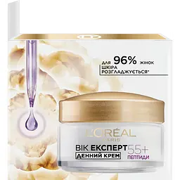 Денний крем проти зморщок L'oreal Paris Вік експерт 55+ відновлювальний, 50 мл (A7821700) - мініатюра 5