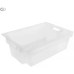 Ящик SOLO PLAST пластик харчовий, суцільний ЯПМ.03, 600х400х200 для м'ясо-молочн продуктів