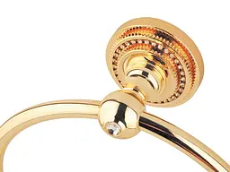 Кільце для рушника Kugu Eldorado 804G Золотий - мініатюра 2