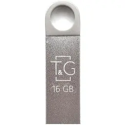 Флеш накопичувач USB 16Gb T&G Metal TG026 сріблястий USB 2.0 (TG026-16G)