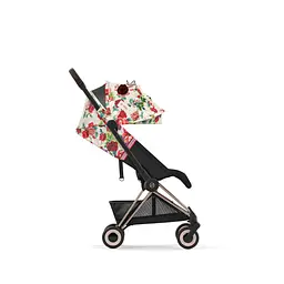 Прогулянкова коляска Cybex Coya Spring Blossom Light біла з червоним (522003071) - мініатюра 2