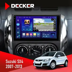 Штатна магнітола Suzuki SX4 2007-2013 Decker D9-009 4x64, DSP, 4G, 2k Decker (НФ-00008426)