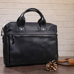 Чоловіча шкіряна сумка SHVIGEL 41х30х7-10 см sum0012573 - мініатюра 5