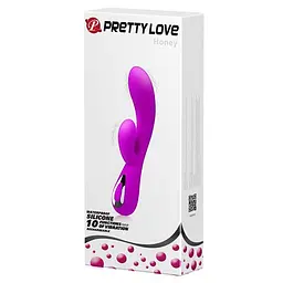 Вібратор-кролик Pretty Love Honey, 19 см (фіолетовий) - мініатюра 10