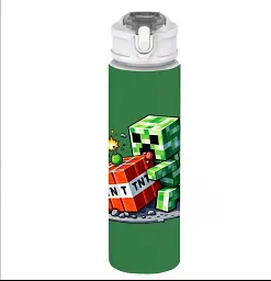 Пляшка для води Minecraft з трубочкою , 750 мл